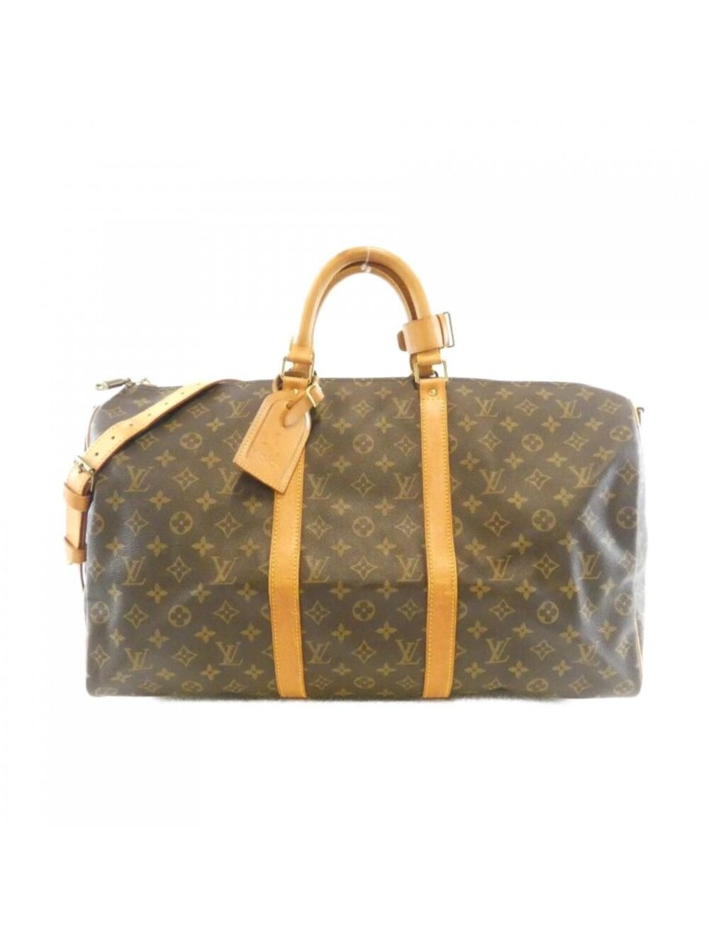 Louis Vuitton Monogram Keepall Bandouliere 50 Boston Bag
